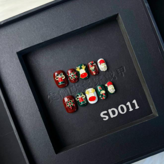 Handmade press on nail SD011