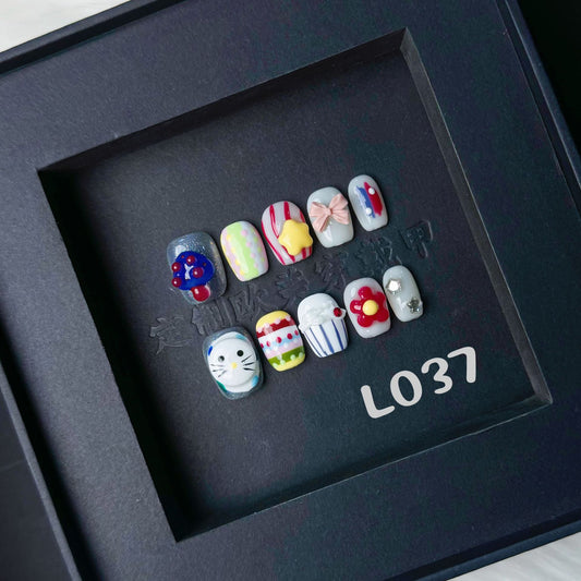 Handmade press on nail L037