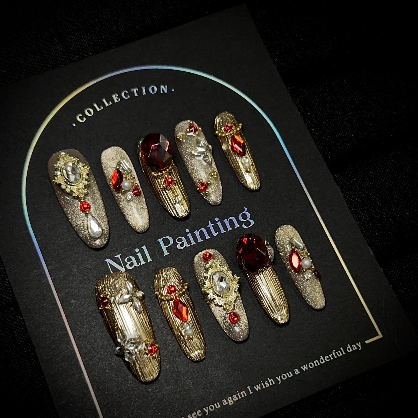 Handmade Press On Nails C274