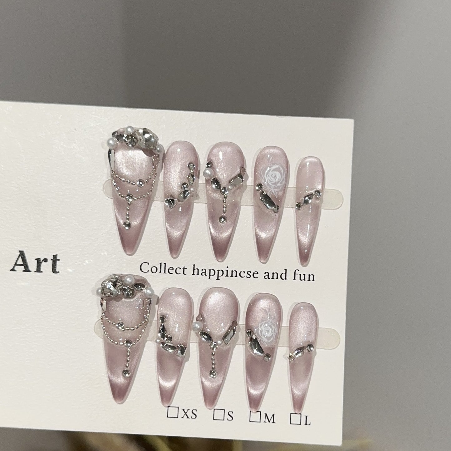 Handmade Press On Nails C301