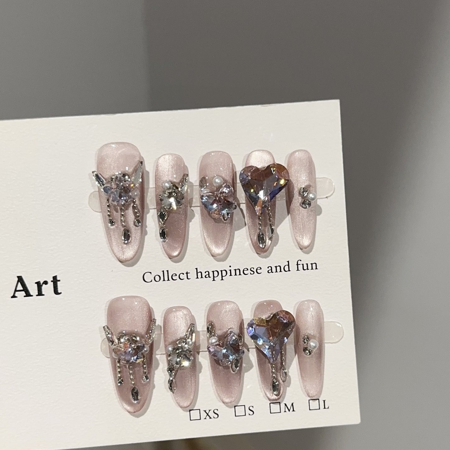 Handmade Press On Nails C312