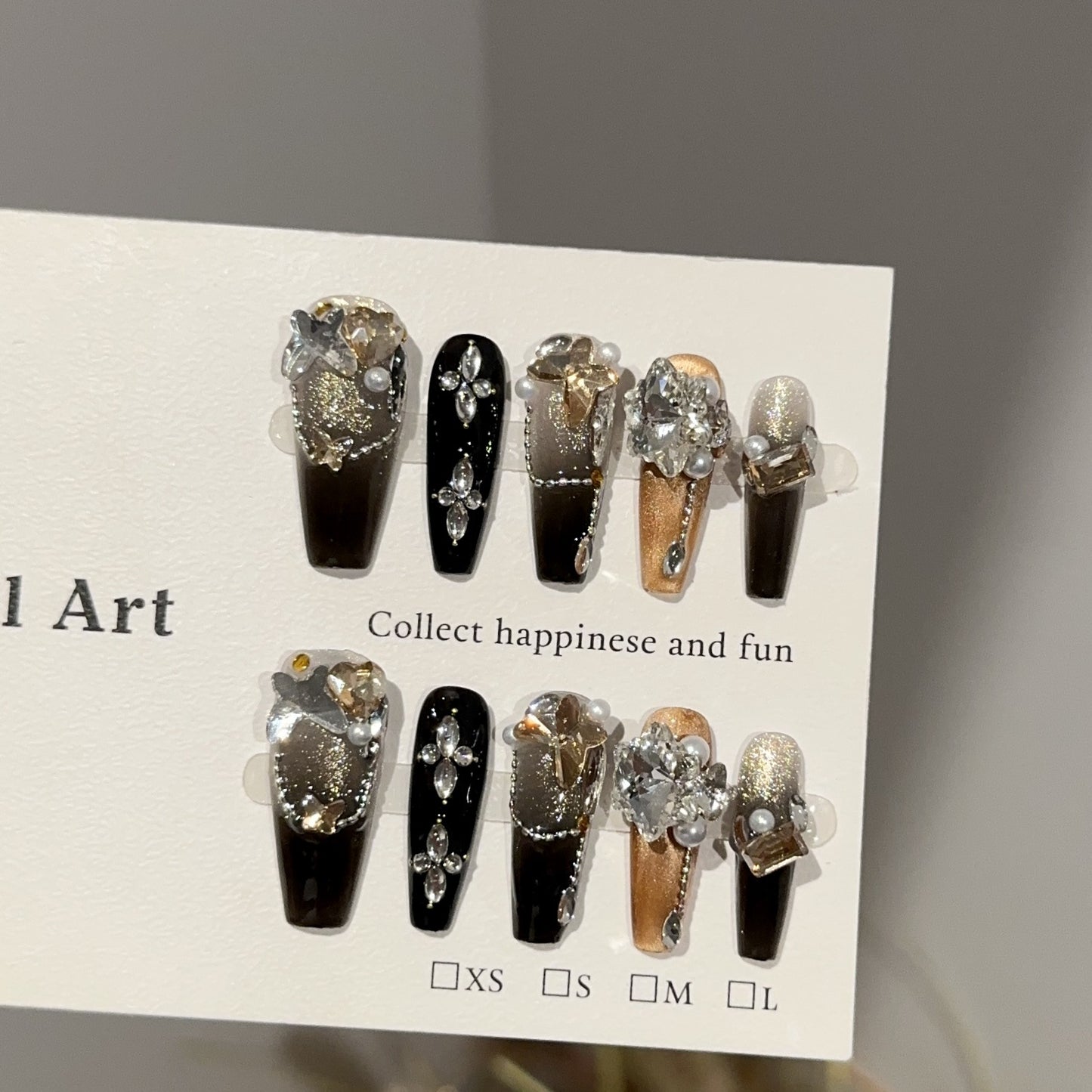 Handmade Press On Nails C314
