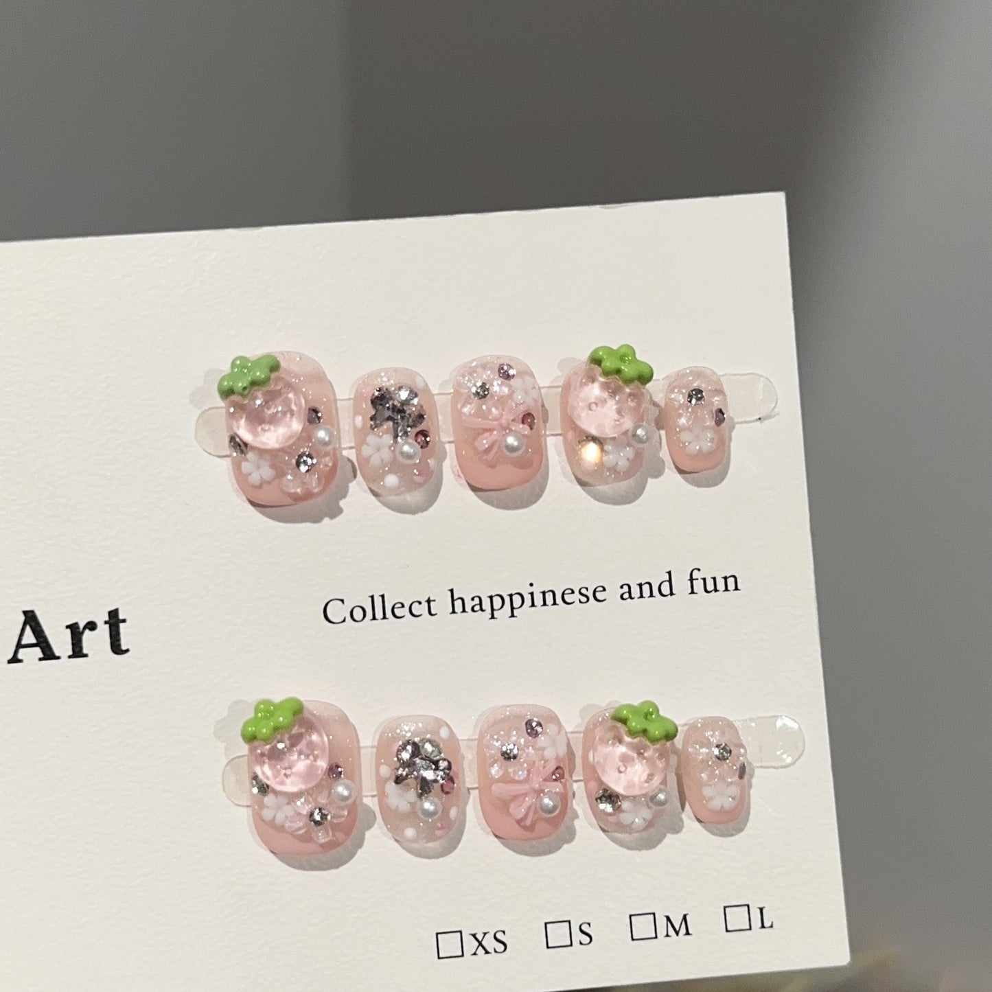 Handmade Press On Nails C317