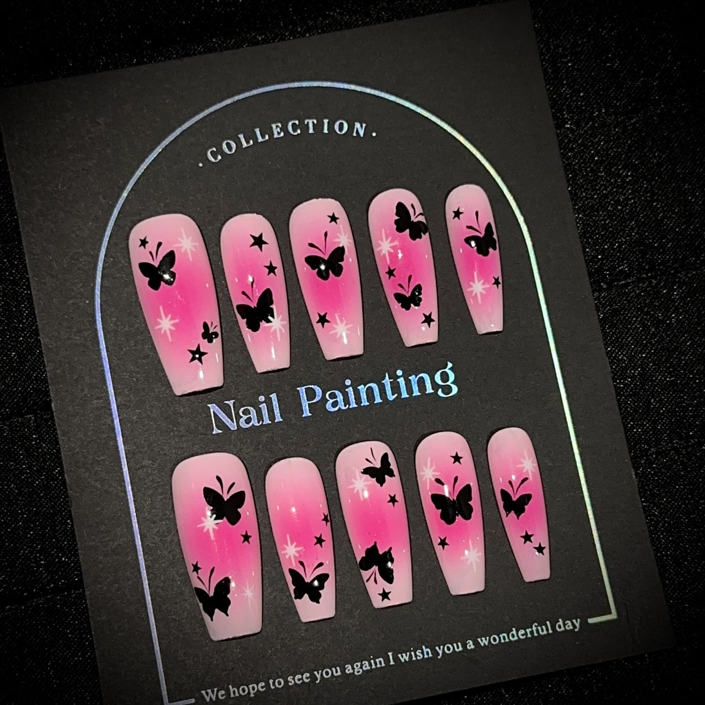 Handmade Press On Nails C332