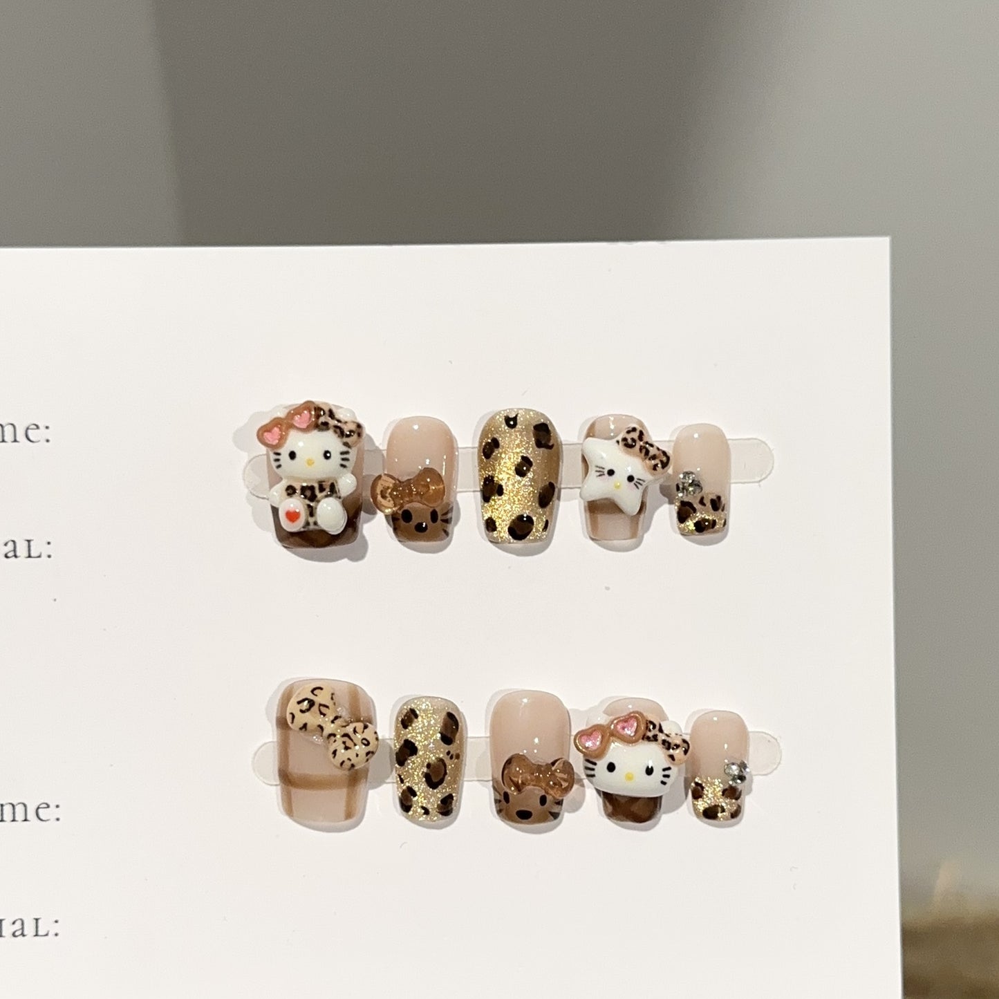Handmade Press On Nails C344