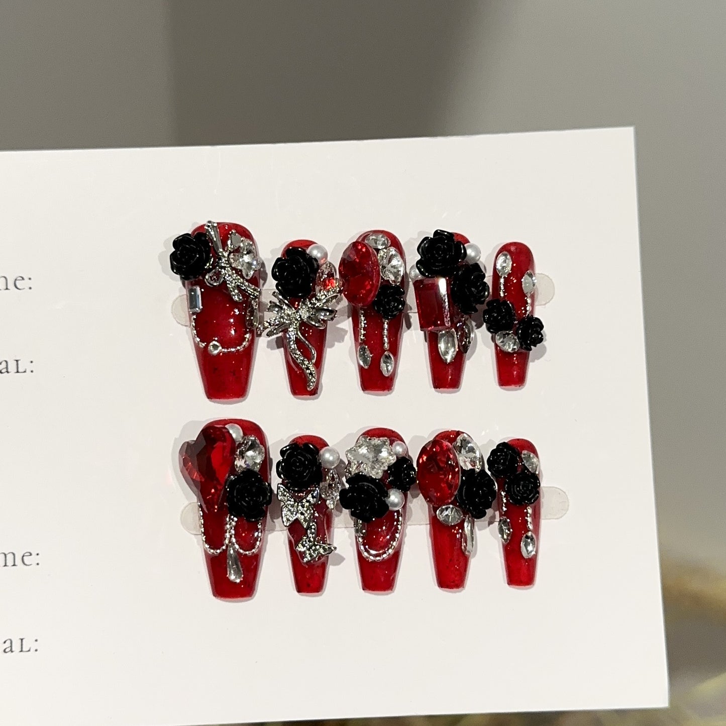 Handmade Press On Nails C365