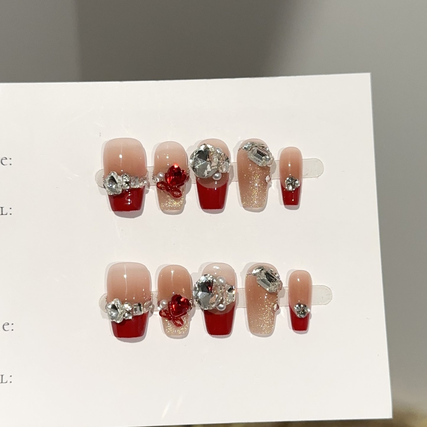 Handmade Press On Nails C367