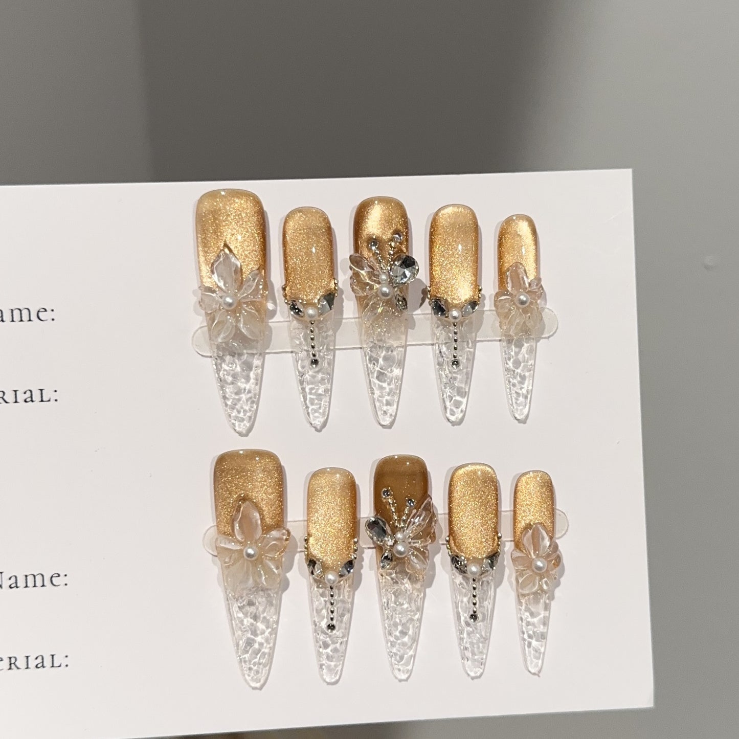 Handmade Press On Nails C369