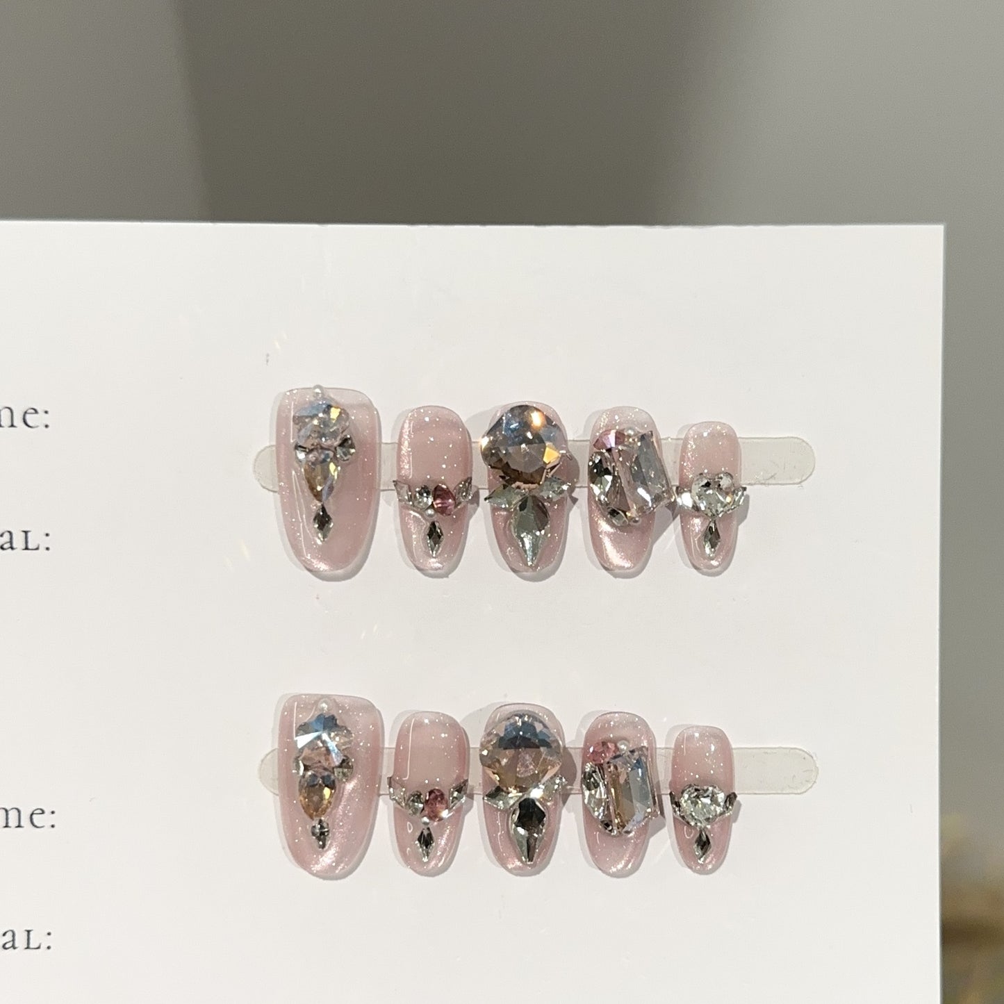 Handmade Press On Nails C378