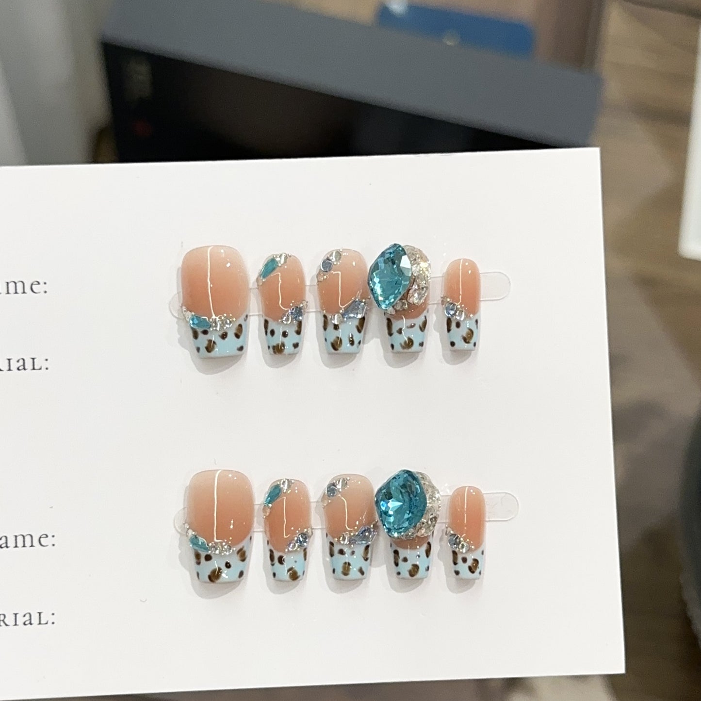 Handmade Press On Nails C424