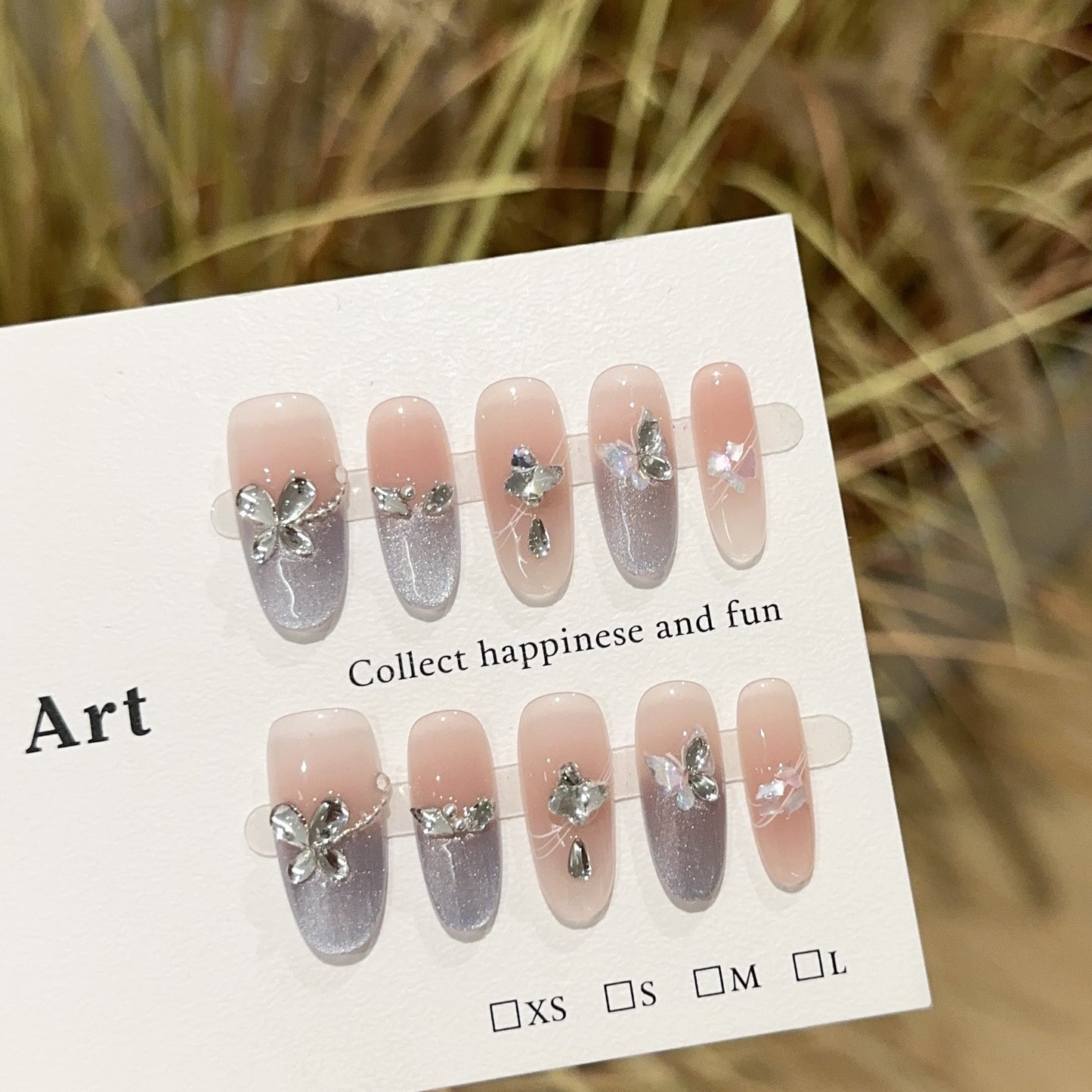 Handmade Press On Nails D246