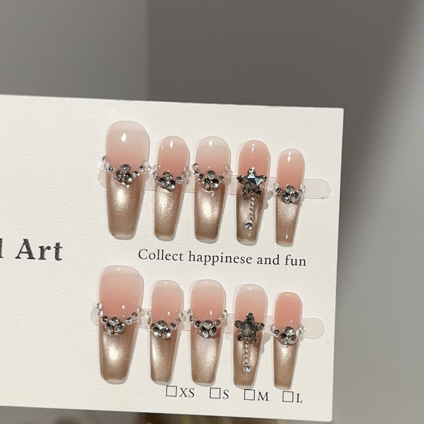 Handmade Press On Nails D319