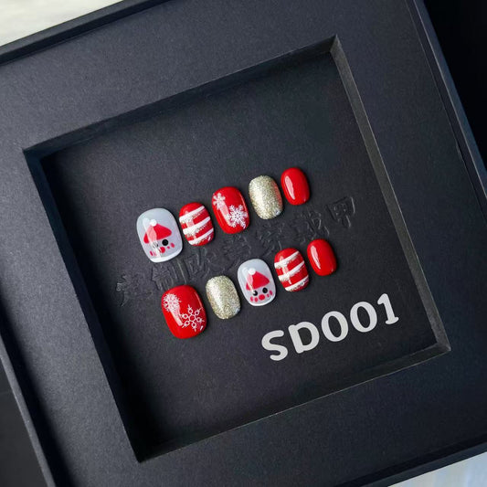 Handmade press on nail SD001