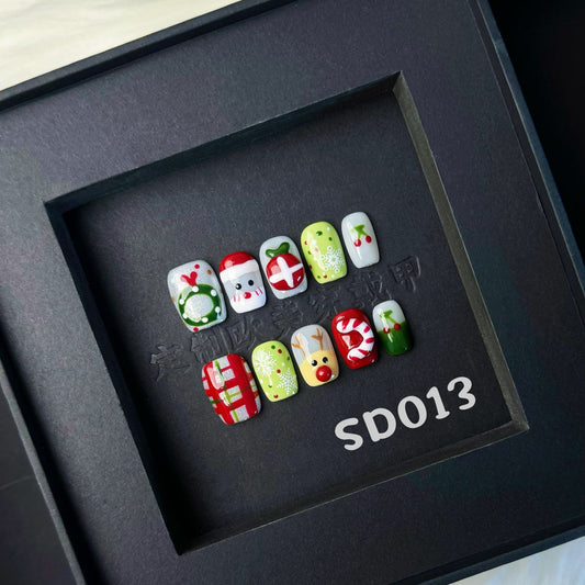 Handmade press on nail SD013