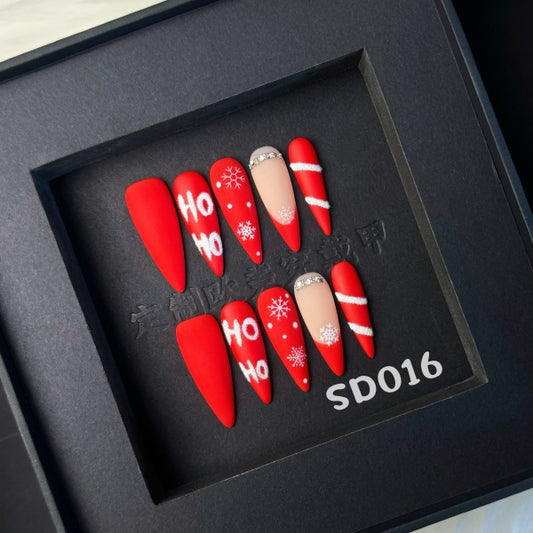Handmade press on nail SD016