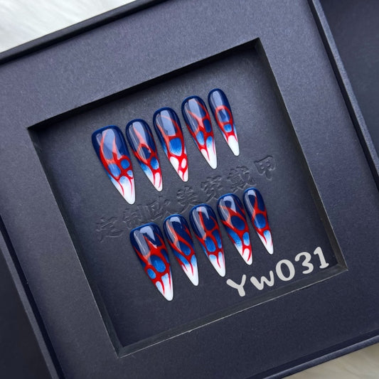Handmade press on nail YW031
