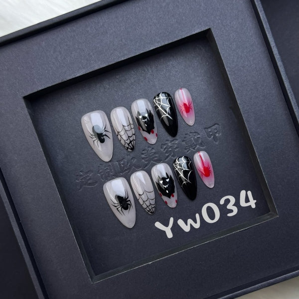 Handmade press on nail YW034