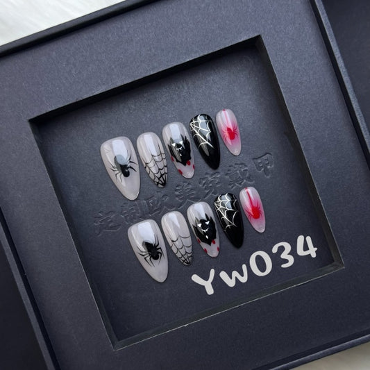 Handmade press on nail YW034