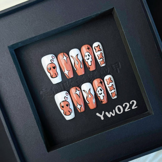 Handmade press on nail YW022