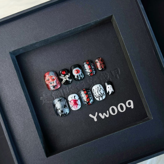 Handmade press on nail YW009