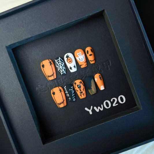 Handmade press on nail YW020