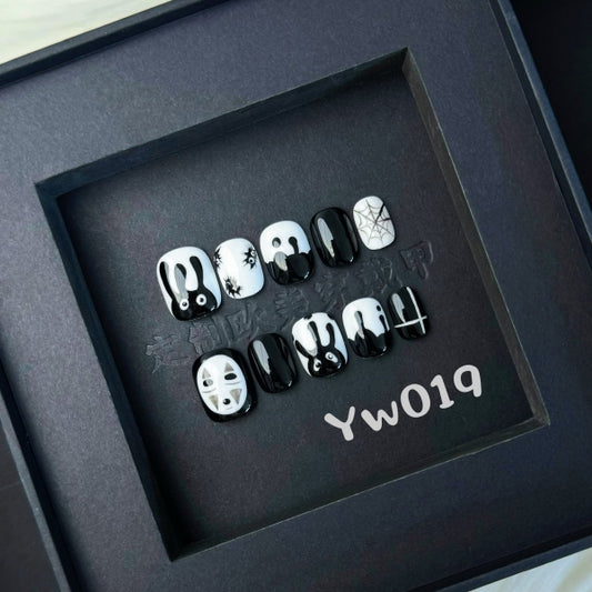Handmade press on nail YW019