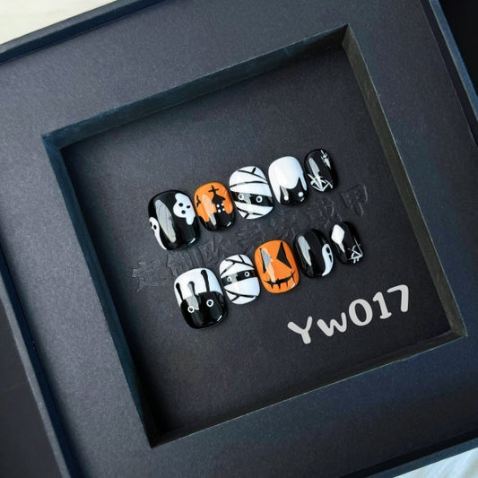 Handmade press on nail YW017