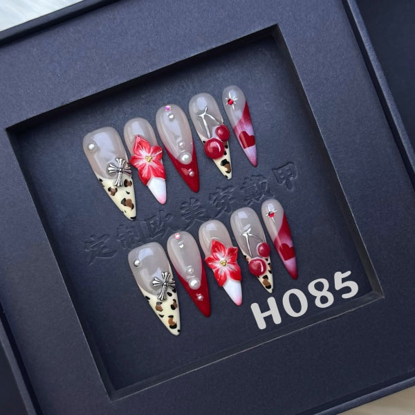 Handmade press on nail H085