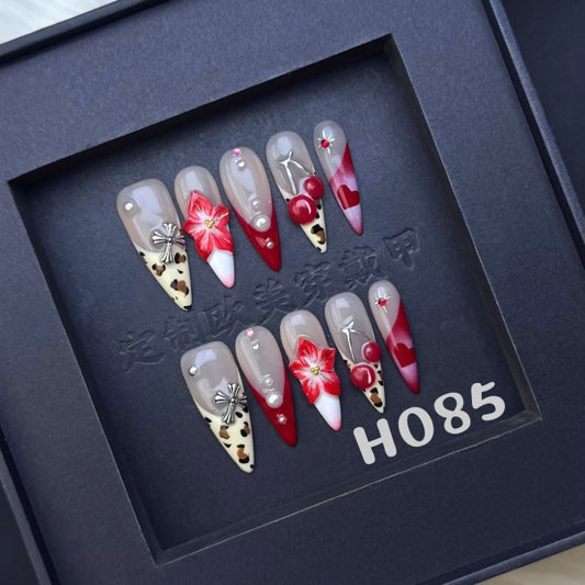 Handmade press on nail H085