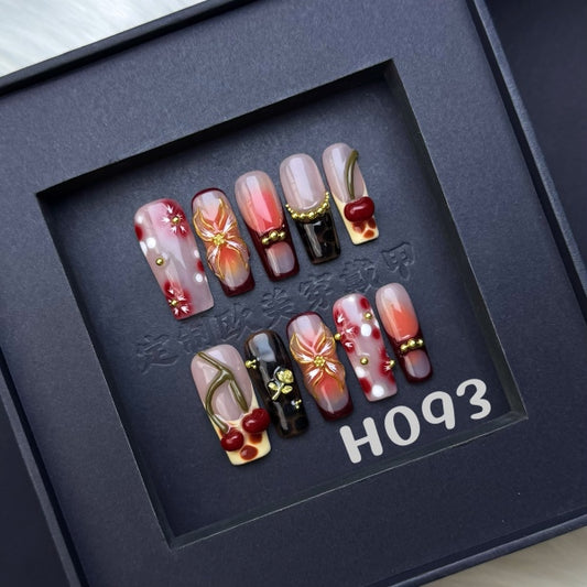 Handmade press on nail H093