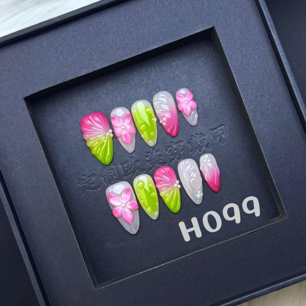Handmade press on nail H099