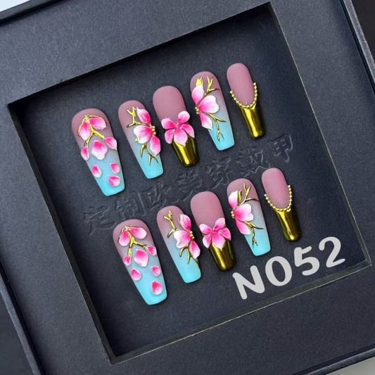 Handmade press on nail N052