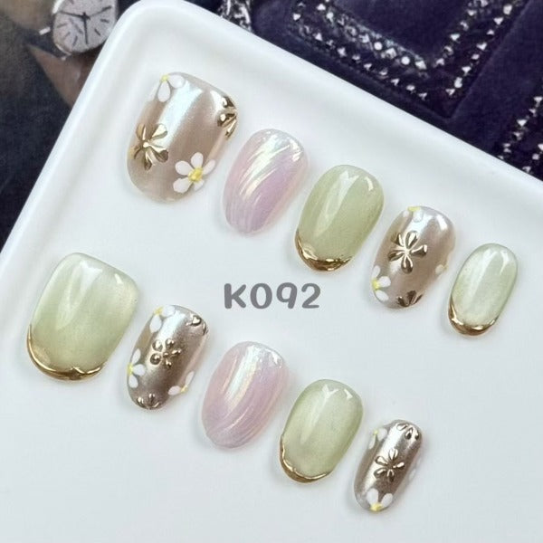 Handmade press on nail K092
