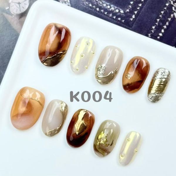 Handmade press on nail K004