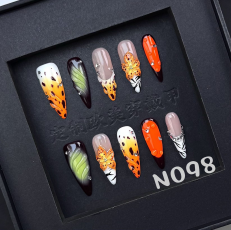 Handmade press on nail N098
