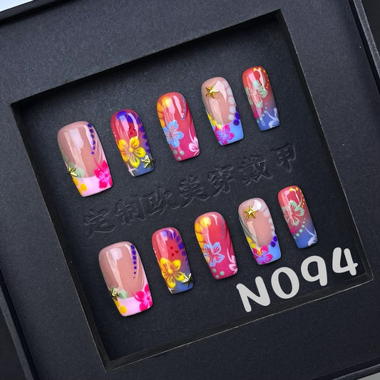 Handmade press on nail N094