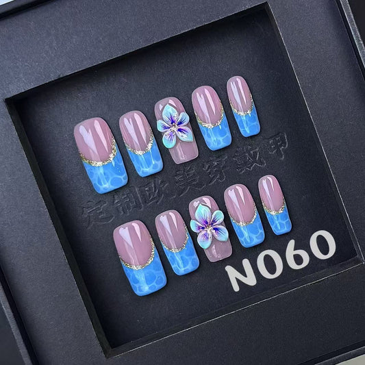 Handmade press on nail N060