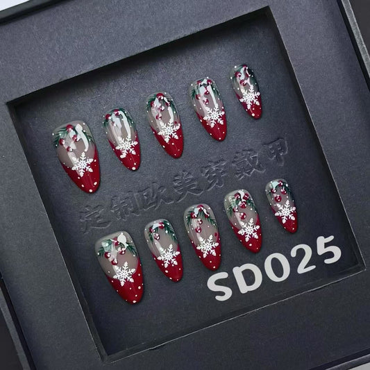 Handmade press on nail SD025