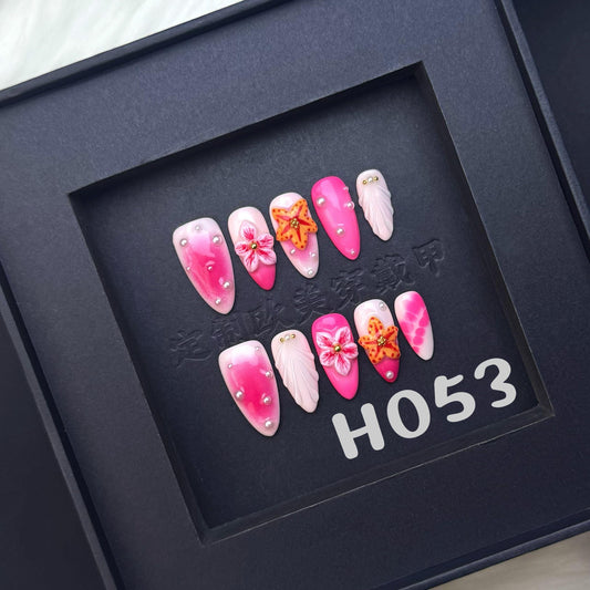 Handmade press on nail H053