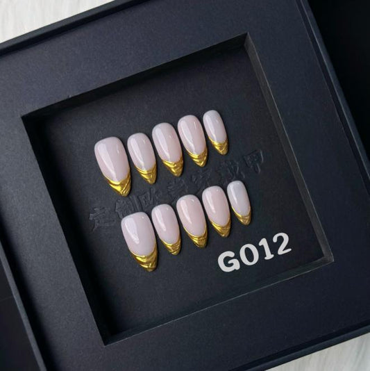 Handmade press on nail G012