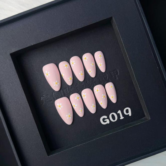 Handmade press on nail G019