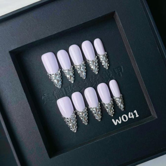 Handmade press on nail W041