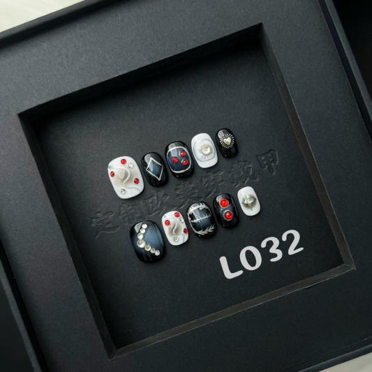Handmade press on nail L032