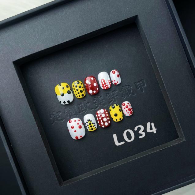 Handmade press on nail L034