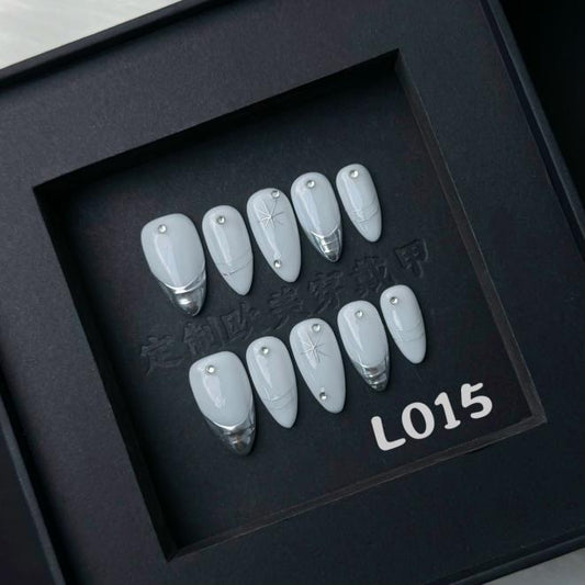 Handmade press on nail L015