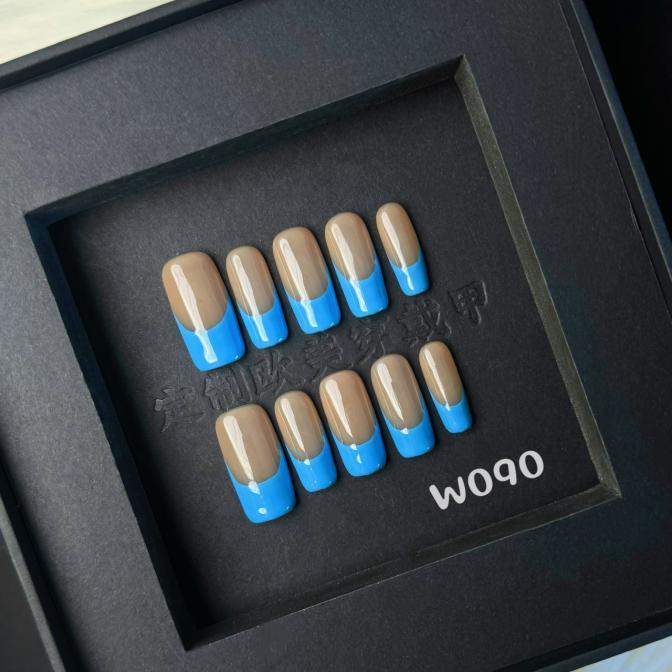 Handmade press on nail W090