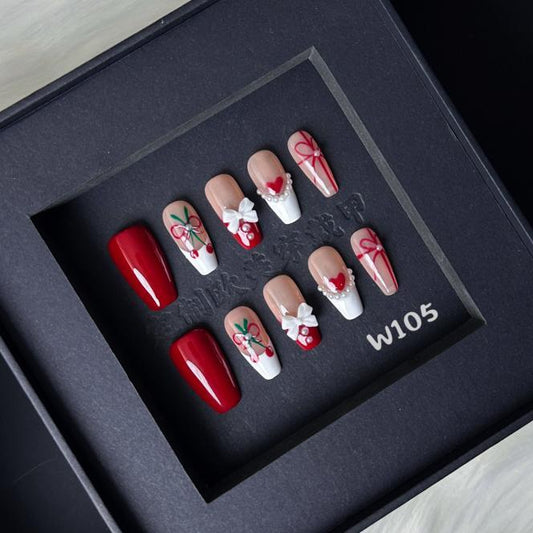 Handmade press on nail W105