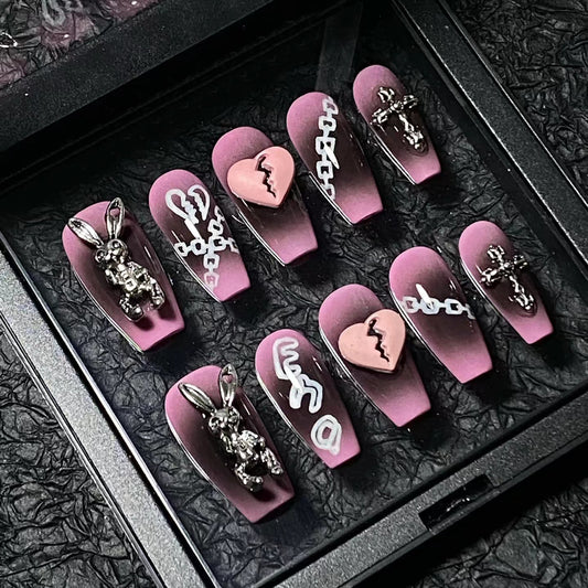 Handmade Press On Nails B071