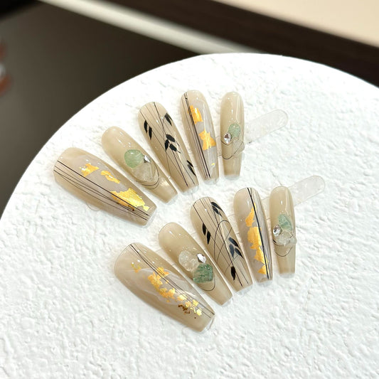 Handmade Press On Nails B038