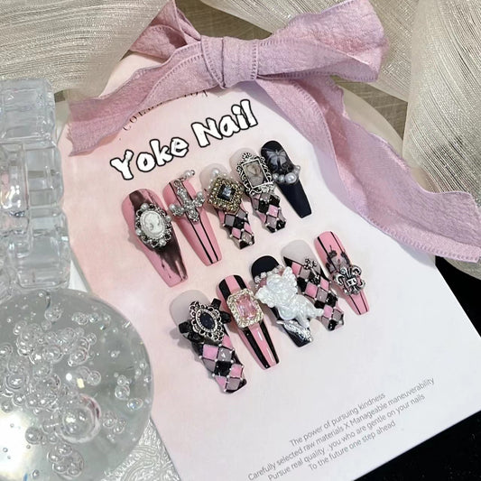 Handmade Press On Nails C069